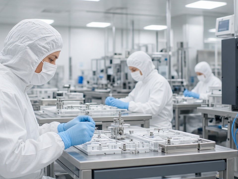 Operasi produksi cleanroom dan kontrol kontaminasi