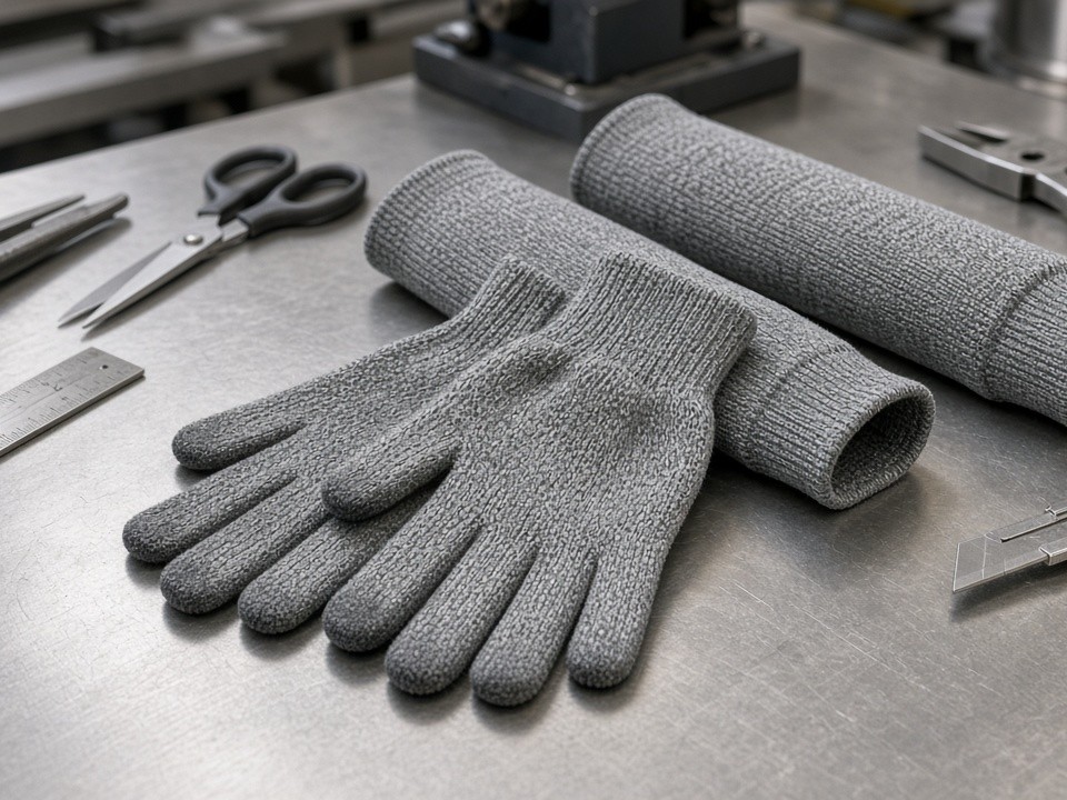 Solución de guantes industriales resistentes a cortes