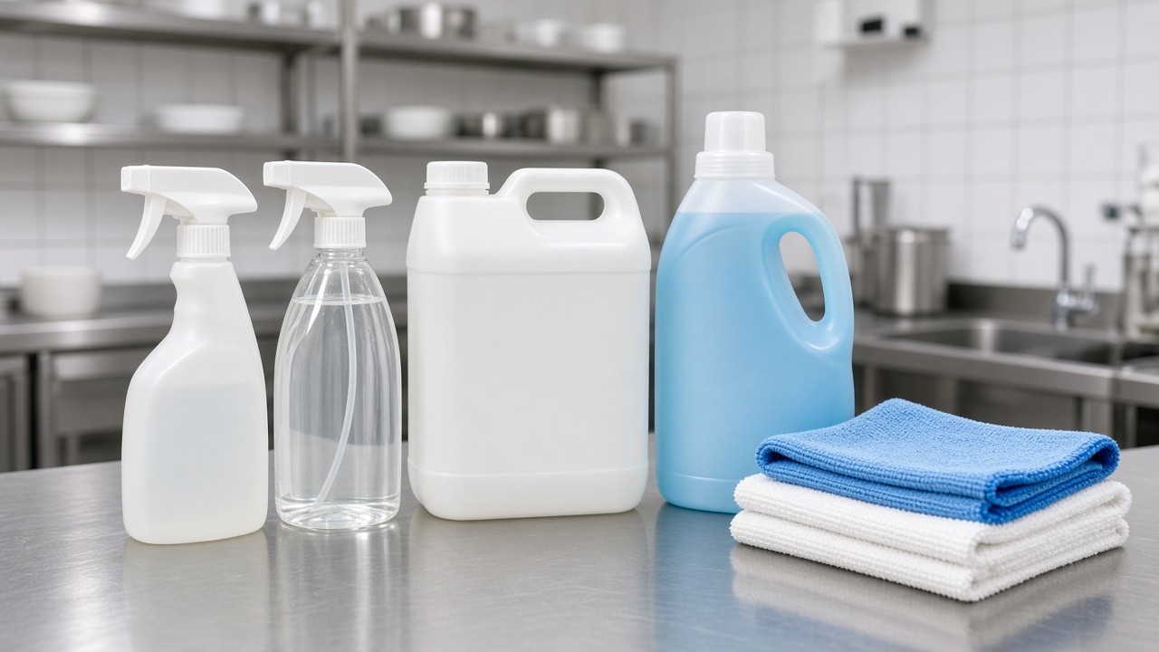 Suministros de limpieza de grado alimentario para cumplimiento industrial